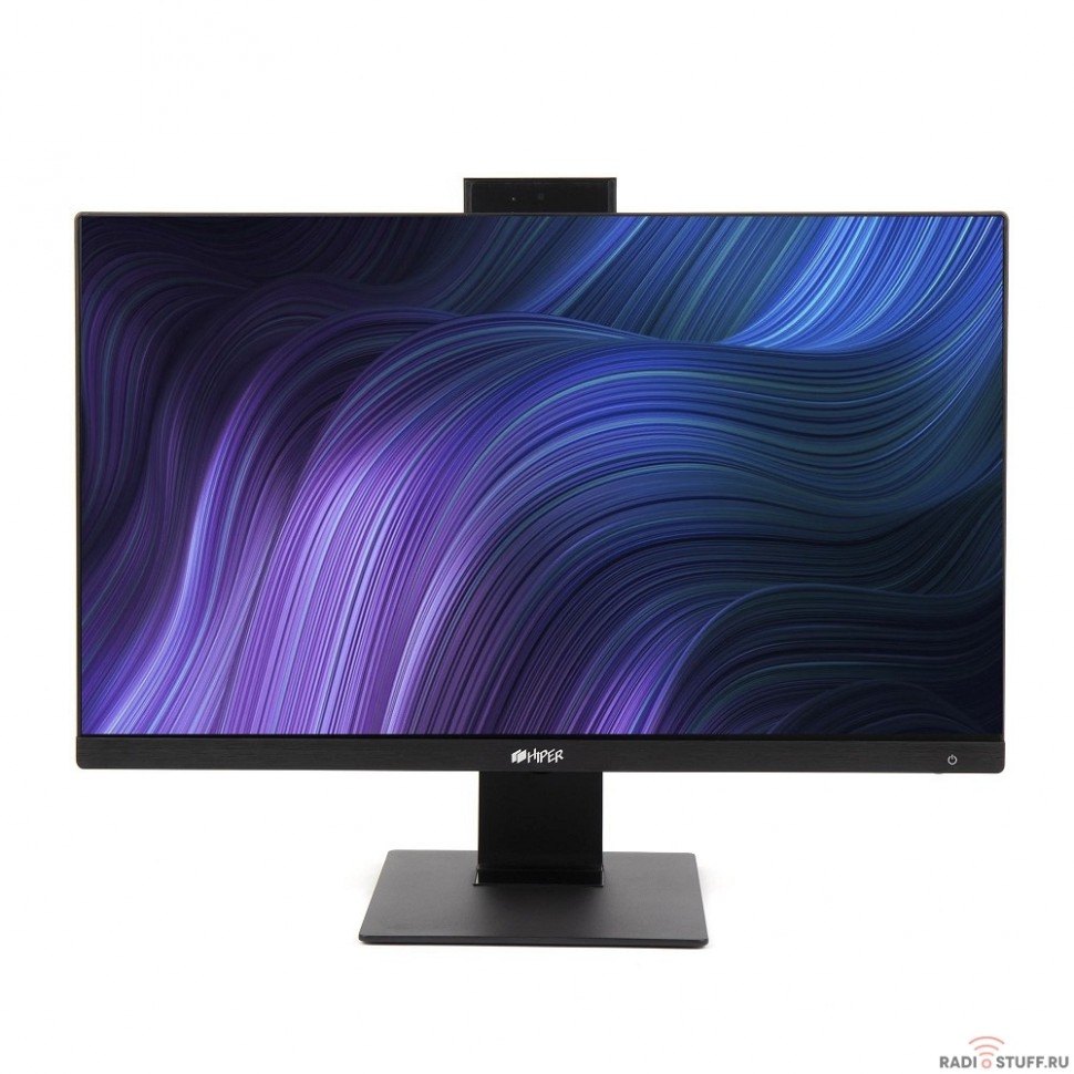 Hiper V6 [74YQCYXU3T]  black 23.8"  {FHD i3 10105/8Gb/SSD256Gb /VGA int/W10Pro} 