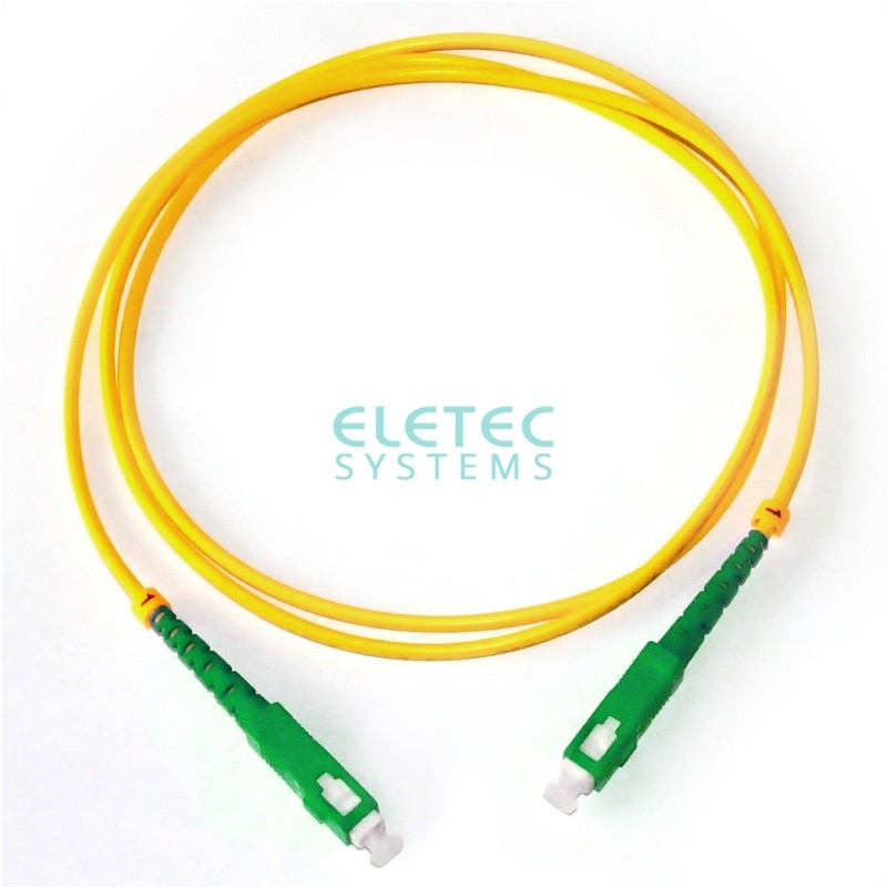 Патч-корд simplex SM SC/APC-SC/APC,3.0 мм 9/125 LSZH, 1м