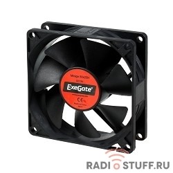 Exegate EX253948RUS Вентилятор ExeGate Mirage-H 80x80x25 гидродинамический подшипник, 2000 RPM, 22dB, 3pin