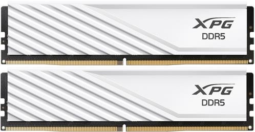Модуль памяти ADATA DDR5 Общий объём памяти 32Гб Module capacity 16Гб Количество 2 6400 МГц Радиатор Множитель частоты шины 32 1.4 В белый AX5U6400C3216G-DTLABWH