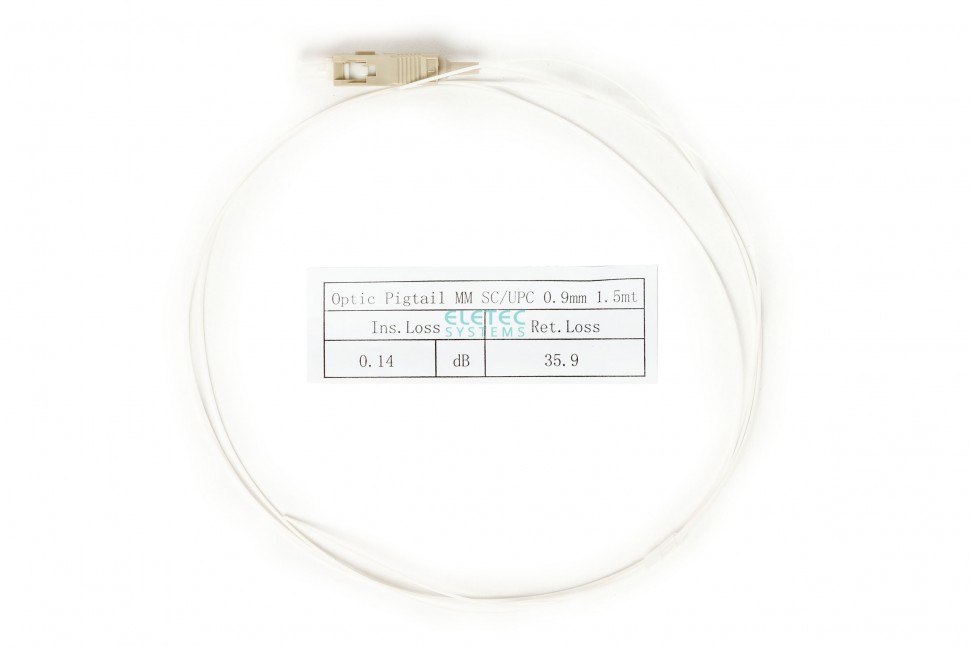 Пигтейл MM SC/UPC  buffer 0.9мм 50/125, 1,5 м