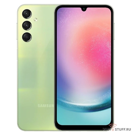 Samsung Galaxy A24 SM-A245F 128Gb 4Gb green 3G 4G 6.4" And13 802.11 a/b/g/n/ac NFC GPS (SM-A245FLGUMEA)