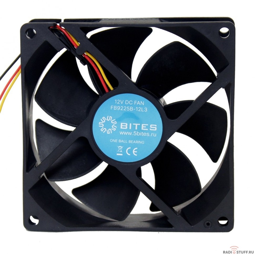 5bites Вентилятор FB9225B-12L3 92X25 / BALL / 1800RPM / 3P