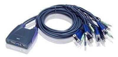 KVM-переключатель USB 4PORT W/CAB CS64UZ-AT ATEN