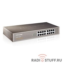TP-Link TL-SF1016DS 16-портовый Fast Ethernet настольный/монтируемый в стойку коммутатор SMB