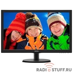 LCD PHILIPS 21.5" 223V5LSB (00/01/86) черный {TN LED 1920x1080 5ms 170/160 16:9 10M:1 250cd D-Sub DVI}