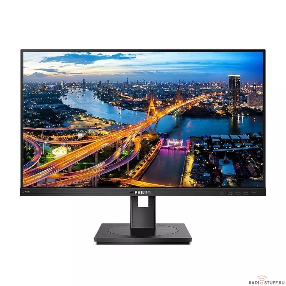 LCD PHILIPS 27" 278B1 черный с поворотом экрана {IPS 3840x2160 4ms 178/178 350cd 2xHDMI2.0 DisplayPort1.2 4xUSB3.2 MM}