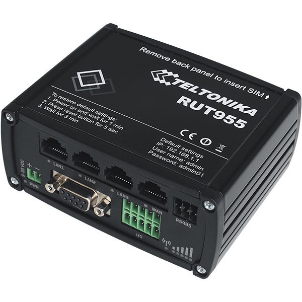 RUT955 new + GPS антенна (арт. RUT955T033B0) LTE-маршрутизатор Teltonika 