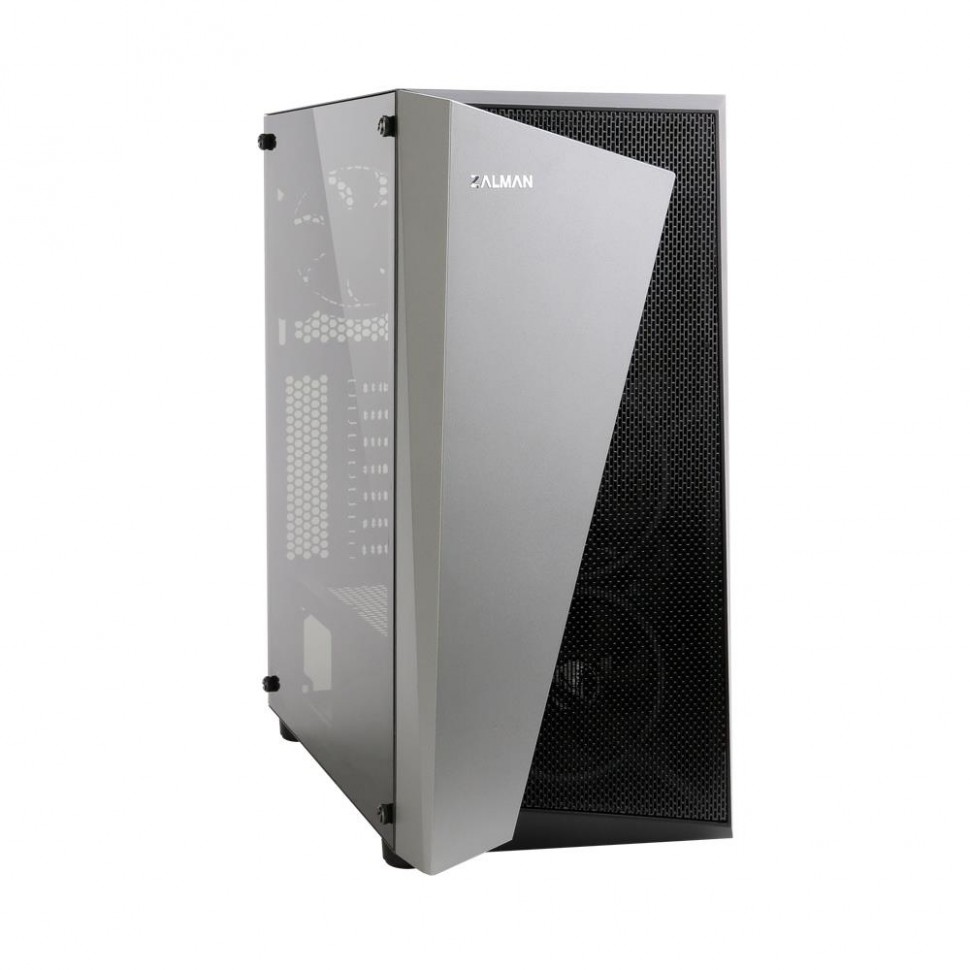 ZALMAN S4 Plus, ATX, BLACK, WINDOW, 1x5.25", 4x3.5", 1x2.5", 2xUSB2.0, 1xUSB3.0, FRONT 2x120mm, REAR 1x120mm