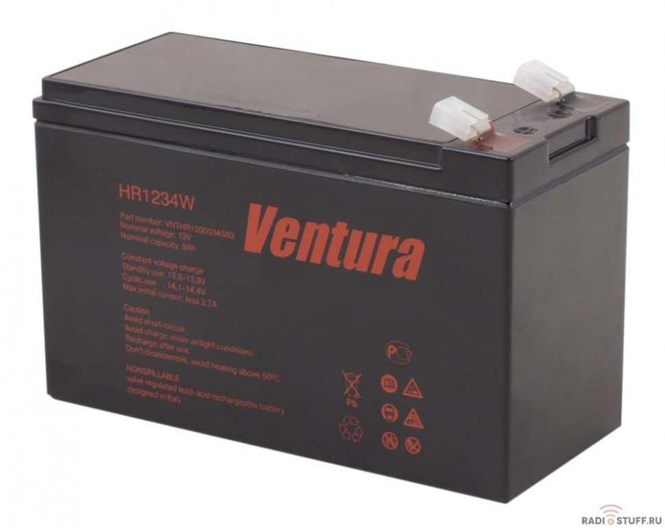 Ventura Аккумулятор HR1234W 12V/9Ah {183679}