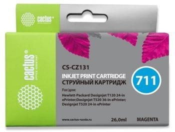 Картридж MAGENTA NO.711 26ML CS-CZ131 CACTUS