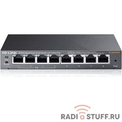 TP-Link TL-SG108PE Easy Smart гигабитный 8-портовый коммутатор с 4 портами PoE