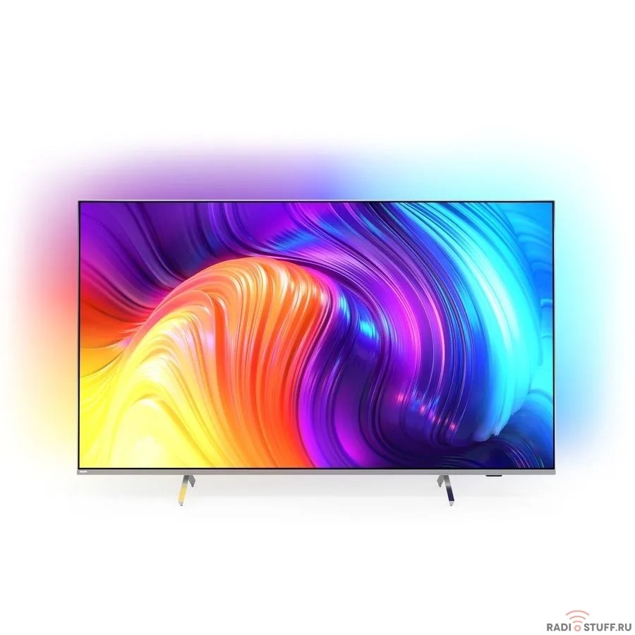 Philips 50PUS8507/60, 4K Ultra HD, светло-серебристый, СМАРТ ТВ, Android TV