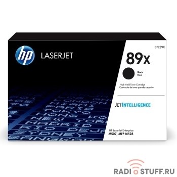 HP CF289X Картридж, Black {LJ M507dn/M507x/M528z/M528dn/M528f (10000стр.)}