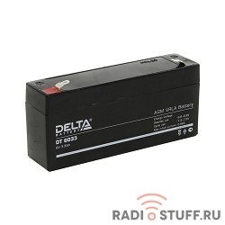 Delta DT 6033 (125) (3,3 А\ч, 6В) свинцово- кислотный аккумулятор  