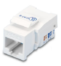 Модуль Keystone неэкранированный, RJ45, cat.5e, 90°, без инструмента, белый, NETKO Expert CKC